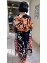 ヘアーリゾートエヌスタイル Hair Resort n-style 袴・振袖着付け