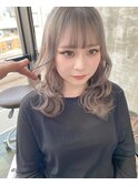 ハイトーングレージュ高知美容院10代20代