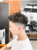 【IRIE HAIR赤坂】フェード×刈り上げ×アップバングショート