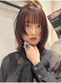 暖色/ピンクベージュ/インナーカラー
