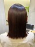 【再来限定】カット＋髪質改善ツヤカラー（アルカリ酸熱カラー）￥24200