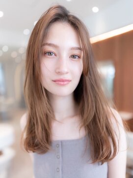 イオ 本厚木(io) 韓国レイヤーカット美髪質改善フルバング似合わせカット卵型