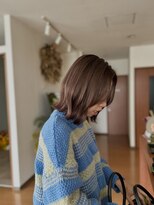 スタジオフィット(STUDIO FITTO) ●〇伸ばしかけボブ×大人ベージュ〇●