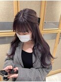 【mami】大人ゆるふわラベンダーココア　ダブルカラー