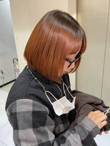 ノラ シンディ(NORA CYNDY)&nbsp;ボブカット×オレンジデザイン