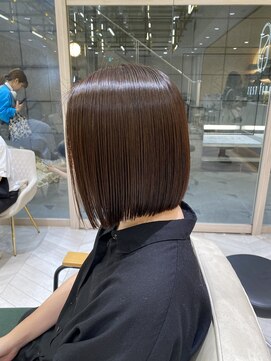 ゼスト フィーノ(ZEST fino) 【橋本姫奈】酸性ストレートでツヤっとまとまるボブ