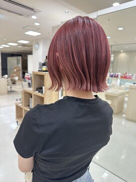 ケンジ 平塚ラスカ店(KENJE) 暖色カラー/ワインレッドカラー/レッドカラー/平塚美容院/平塚駅