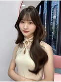 モモがつくる大人色っぽい韓国ヘア