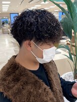 シャルムバイケンジ(Charm.by KENJE)&nbsp;波巻きプードル/ツイストスパイラル/メンズパーマ/銀座