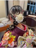 ▼成人式編み下ろしアレンジ