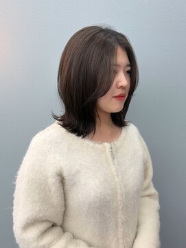 ケシキ(keshiki) 【外はねボブ】ミディアムレイヤー/大人ボブ/外はねレイヤー