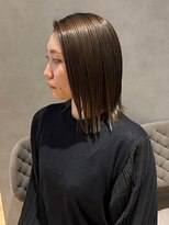 ジルバイジアン(JILL by GIEN)&nbsp;ミディアム/艶髪/透明感カラー/ブラウンアッシュ