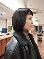 ビュートリアム 神戸(BEAUTRIUM)&nbsp;前髪短めの丸みショートボブ/ショートカット/ショートバング/