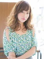 アニモフィオレンテ 越谷店(animo FIORENTE)&nbsp;animo越谷/ハイトーン/姫カットレイヤー/韓国風巻きロング