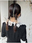 ショートボブハイライトレイヤーカットヘアセット髪質改善天文館