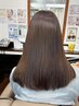【女性】カット＋おしゃれ白髪染め＋Ｗトリートメント＋シェービング＆パック