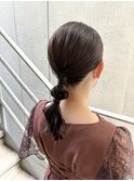【谷】タイトなアレンジポニー○°
