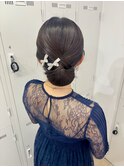 タイトシニヨンアレンジ