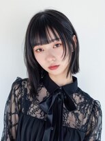 モダ(MoDa) 切りっぱなし顔周りレイヤー