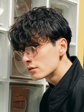 フィフス 仙台(fifth) 仙台シャドウパーママッシュウルフルーズパーマ毛流れ緩め強め◯