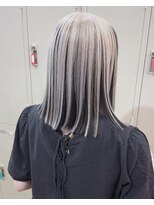 ラグヘアーワークス(LAG HAIR WORKS) アンブレラカラー×ホワイト