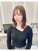 ロンドリゼル 札幌(Lond RiseL) 顔周り/小顔/レイヤー/髪質改善/韓国風巻き/ミルクティー/札幌