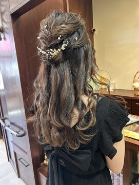 人気NO1/ゆるハーフアップ