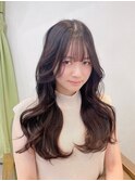 韓国顔まわりレイヤーカット髪質改善透明感カラー20代30代40代