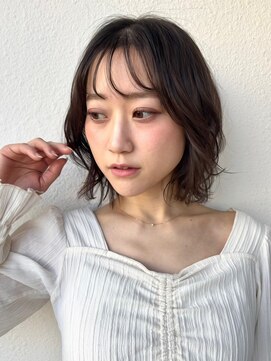 カバーヘア ブリス 北浦和(COVER HAIR bliss) 外ハネボブパーマ/デジタルパーマ透明感カラー小顔カットp北浦和