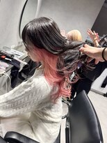 ルシティ(Le City)&nbsp;pink inner【髪質改善/ピンクカラー/インナーカラー/レイヤー】