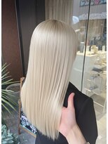 アース 四日市店(HAIR&MAKE EARTH) ブリーチ毛とは思えない、圧倒的なシルクのツヤ感