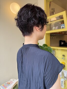 ヒントステーション(HINTSTATION) 〈浅草 半個室〉ランダムパーマショート