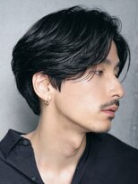 バイフィフス 原宿/表参道(by fifth)&nbsp;原宿毛流れセンターパートニュアンスパーマビジネスヘア刈り上げ