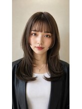 チャチャブラン(cha-cha Blanc) 顔周りレイヤー/韓国ヘア/艶ブラウン