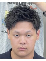 エイド 渋谷(aid)&nbsp;アップバングアクティブスパイキーショートツーブロ刈り上げ短髪