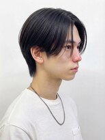 ボイスヘア(voice hair)&nbsp;好印象メンズセンターパート×ニュアンスパーマ束感ショート