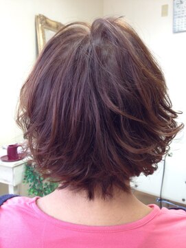 フェリシータ 総持寺店(felicita) くせ毛&外ハネを活かしたエアリーカールのマニッシュショート