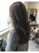 オレンジクラッカー(Orange Cracker)&nbsp;【本日のお客様☆】グレージュハイライト♪ 久米川