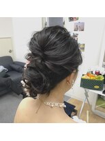 ヘアアンドケア エジェリラボ(hair&care egerie lab)&nbsp;結婚式ヘアアレンジのシニヨンアレンジ◎20代30代40代50代