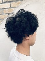 ヘアースパパズ(hair spa PAZ) ランダムパーマ束感ショートマッシュミニウルフ ¥9900 祐天寺