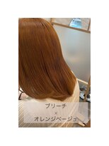 ジーナ 福岡千早(Zina)&nbsp;【Zina千早】オレンジベージュ/艶カラー/20代30代40代