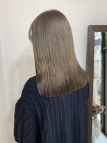 エッジ 下北沢(edge.)&nbsp;ベージュカラー　ストレート　edge.下北沢