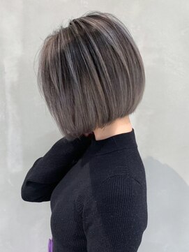 アイティーバイアルバム 下北沢店(IT by ALBUM) バレイヤージュ_ショコラベージュボブルフベビーバング_ba373531