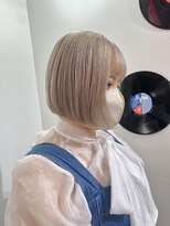 デート 下北沢(DATE)&nbsp;ダブルカラーミルクティーベージュカラーケアブリーチハイトーン