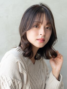 エースハバナ 渋谷(1 HAVANA) ケアブリーチブロンドカラー/大人可愛い外ハネボブ/学割U24