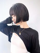 アイティーバイアルバム 松戸店(IT by ALBUM)&nbsp;ダークブラウンボブ_大人ガーリーチョコレートプリカール_9189