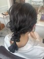 セシルへアー JR京都駅前店(Cecil hair) ヘアアレンジも好きです♪ふわふわ編み下ろし☆〈京都/七条〉
