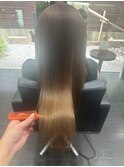 ベージュ×リバイバルトリートメント×ロング
