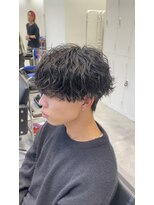 オーシャントーキョーセンダイ(OCEAN TOKYO SENDAI) 波巻きパーマ/マッシュ／刈り上げ