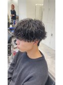 波巻きパーマ/マッシュ/刈り上げ
